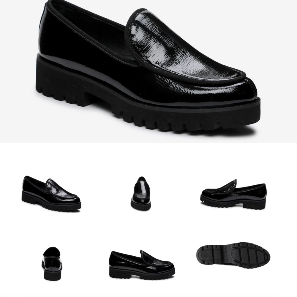 Donald Pliner Eclipse Patent Loafer.  Very gently used. Great condition.